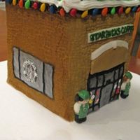 Starbucks Gingerbread House We frequent our local Starbucks and really love the staff there. Last Christmas I decided to try making a gingerbread house for the first...