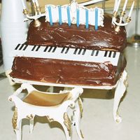 Piano Cake This is a discontinued Wilton pan set, I had to find it on E-Bay. It was a surprise for my Mom's 60th birthday, which we celebrated at...