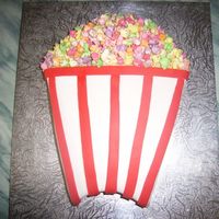 Popcorn Cake Seeing someone else's popcorn cake, I thought I would post mine. This is from the Women's Weekly Cake Cookbook for Children in...