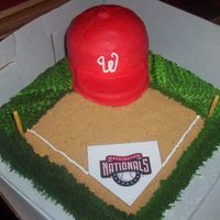 Nationals Washington Nationals Press Release party cake.