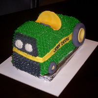 John Deere Tractor My first 3D cake