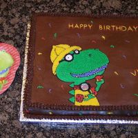 Dinosaur 1/2 sheet, BC, Dinaosaur from Party Ware.