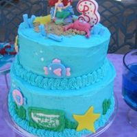 Mermaid I made this cake for my niece. She LOVES mermaids, thus the theme of the cake! :-)