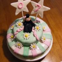 Graduation Girl I made this cake for my dd's college graduation. This was the first time I made fondant, gumpaste (daisies) and fondant sculpting (...