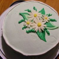 Daisy Cake This daisy cake was made for a co-worker, who loves daisys. It wasn't teh best, but it wasn't too bad for a last minute cake.