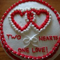 Two Hearts I made this cake for my husband. :)