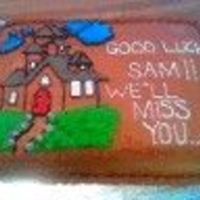 Good Luck Sam I made this cake for a Manager who was leaving my work to go into Real Estate