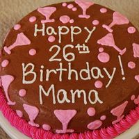 Happy Birthday Mama! I made this cake for a friend of mine. She loves Martinis