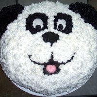 Panda Cake Here is a cake I just finished. I made it for my fiance's birthday. It is only the second cake I have decorated! I thought it turned...