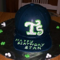 Tennessee Smokies Cap I made this for my husband who is a big fan of the Smokies. The baseball cap is made of Butter Pecan cake with choped pecans between the...