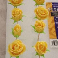 Yellow Fondant Roses Here's even more of my fondant roses. These were made out of homemade fondant (Michele Foster's recipe) and Gum Tex. Now I just...