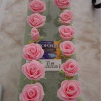 Fondant Roses Here's more of my first fondant roses that I taught myself to do from tips on CC and following Wilton's Course 3 book! These were...