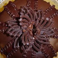 Top Of Ganache Cake Had to take a pic of the top of my chocolate chocolate chocolate cake!