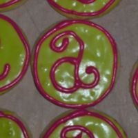 Green/pink nfsc with alices cookie icing for my nieces bday