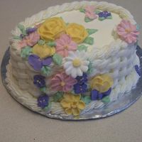 Wilton Level 2 Final Cake Just made this tonight and I was really pleased with the results!