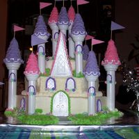 Princess Castle Cake I Was asked to make a castle for a girl's 4th birthday. This is what I came up with!!