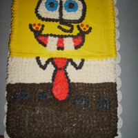 Spongebob Cake this was my first spongebob I did for a little girl's birthday. I had sum idea help from the other cakes on here. thanks