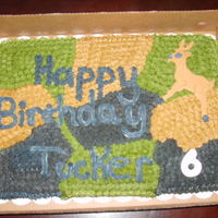 My First Camo Cake I did this camo birthday cake for my nephew's 6th birthday. not to bad to do. My nephew loved it! the cake was made butter cake mix...