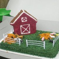 Farm Cake 2nd theme cake. Very easy and had fun. Especially since we are a rodeo family.