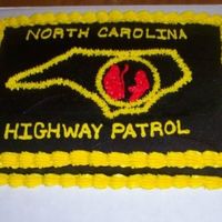 North Carolina Highway Patrol I made this for a lady at work. Her son is applying for the State Trooper Academy in hopes of becoming one of NC's finest.