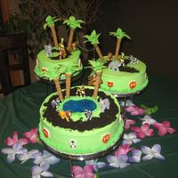 Jungle Safari This cake was done for a very special little boy, who picked it out himself! This was such a fun cake to make! Thanks for looking!