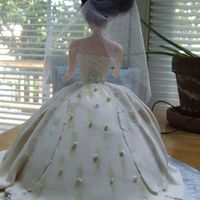 Golden Bride-Back Here's the back of the dress..