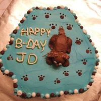 Puppy Cupcake Cake Another cupcake cake for a 3 yr old