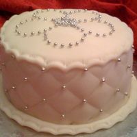 Bridal Cake Just playing around with dragees and crimping tools and the person I gave the cake to said it would be great for a bridal luncheon or...