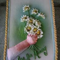 For You Mommy! I did this as a practice cake for a new idea for a Mother's Day cake. Iced and decorated with buttercream. I had a photo of my...
