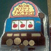 Slot Machine Cake I made this slot machine cake for my step-mother for Mother's Day. This is my 3rd "character cake" if that's what you...