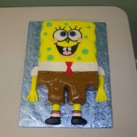 Spongebob B-Day Thanks to luggi for posting you Spongebob cake, your's was great. This was my first time doing a mmf covered cake......a lot easier...