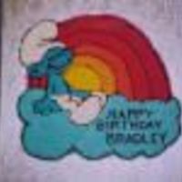 Smurf Cake This was the first cake I ever made for someone else for money...and I was quite pleased with how it turned out.I transfered the design...