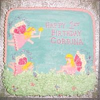 Fairy Cake I made this cake for a little girls 1st birthday.She is dying of cancer and only has weeks left to live so I wanted to try and make her...