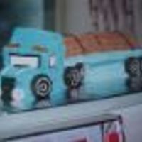 Logging Truck Cake I made this one for my sons 2nd Birthday and I was really proud of my efforts! The "logs" are chocolate flake bars.