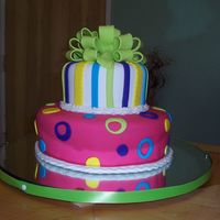 Fancy Cake Colorful Cake for a teenage.