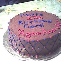 Chocolate Heaven Yet another birthday cake. It's a devil's food cake with a nutella center and chocolate buttercream icing