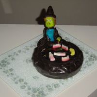 Witch Cake This is the 4th cake that I have made, and I think it turned out okay. I made it for my daughters grade 3 class. The witch was made out of...