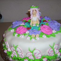 Fairy Princess this is a fairy i made for a birthday, everything is edible.