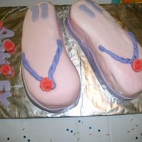 Birthday 11 Year Old Girl...flip Flops This was my first attempt at MMF. Was lots of fun but had trouble with bubbles. Also didn't do to well with coverage and had to do...