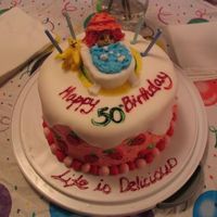 Strawberry Shortcake My mother-n-law loved Strawberry Shortcake so I made this cake for her 50th birthday. It is completely edible. It is inspired by her first...