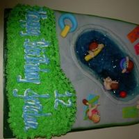 Pool Party Cake 
