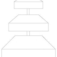 Sketch For Floating Stand This sketch is used for the Wilton Floating Cake Stand