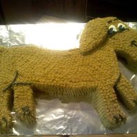Weiner Dog My daughter made this cake from a sheet cake.