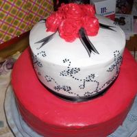 My_Videos_028.jpg I got the idea of this cake from someone else on this website. This is my first 2 tier cake. My mom says it's good for a 16 yr. old...