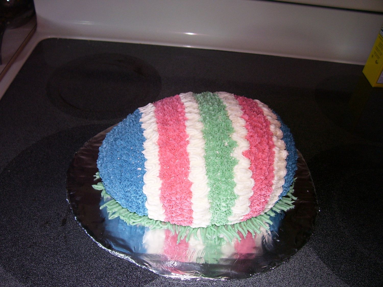Easter Egg Used 3-d egg pan and BC icing. My second cake and I am loving it!