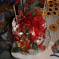 Christmas Red Velvet 8 Layer made from scratch, Red Velvit with cream cheese icing