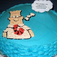 Dilbert Cake A delightfully sarcastic Dilbert cake made for Bosses day that states "Don't worry, this cake wasn't charged to our cost...