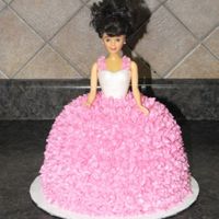Doll buttercream dress and mmf shirt with luster dust