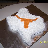 Texas Longhorns This cake was done as joke for my daughter's youth pastor who is definetly not a Longhorn fan but a Texas A&M fan. He said that if...