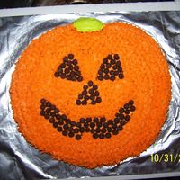 Jack O Lantern This cake was done by my 14 yr old daughter. She did it for a cake walk at our Fall festival at our church. Wilton Jack O Lantern pan and...